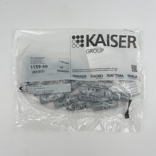 Kaiser 1159-50 kétrészes Mini készüléktartó tipli 80 mm-nél vastagabb színezett homlokzati hőszigetelésbe - terhelhetőség: 3 kg.