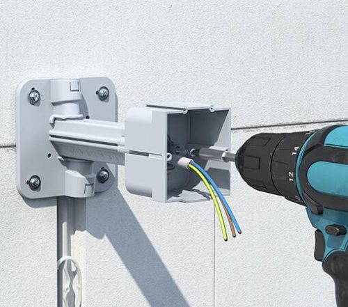 Kaiser 1159-62 sorolható szerelvénydoboz 1159-61 teleszkópos szerelvénydoboz tartóhoz