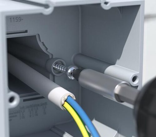 Kaiser 1159-62 sorolható szerelvénydoboz 1159-61 teleszkópos szerelvénydoboz tartóhoz