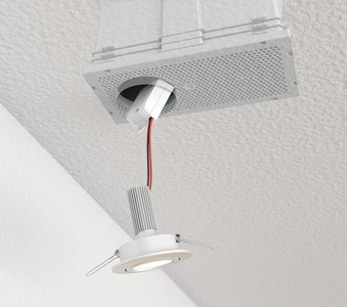 Kaiser 1159-70 ThermoX® ISO+ nagyméretű LED lámpa beépítő doboz 100 mm-nél vastagabb külső hőszigetelésbe
