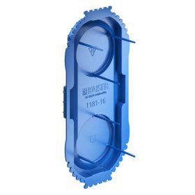   Kaiser 115565 UP¹ ECON Fix dupla 60-as szerelvénydoboz vakoló fedél jelző sörtékkel