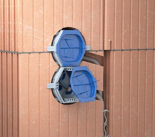 Kaiser 115565 UP¹ ECON Fix szerelvénydoboz vakoló fedél jelző sörtékkel