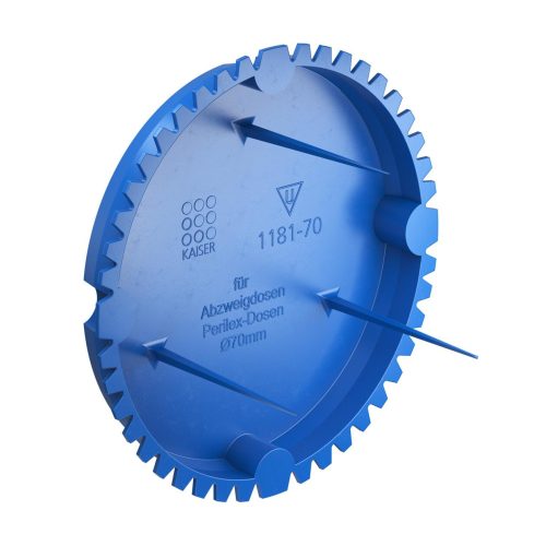 Kaiser 1181-70 többször felhasználható vakolófedél 1172-02 70 mm-es MÜDS kötődobozhoz
