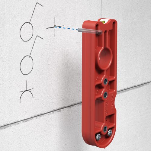 Kaiser 1190-65 fúrósablon 60-as szerelvénydobozok sorolásához