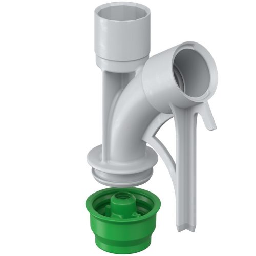 Kaiser 1202-04 zsaluzatra rögzíthető 30°-os kivezető / átvezető könyök M20-as védőcsövekhez