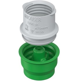   Kaiser 1204-34 zsaluzatra rögzíthető egyenes kivezető / átvezető idom M25-ös védőcsövekhez