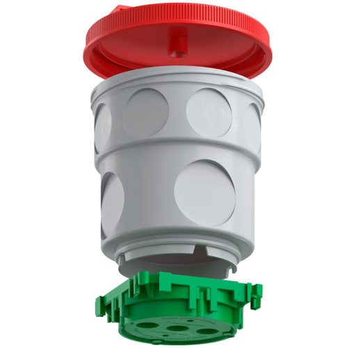 Kaiser 1227-50 Ø 60 mm 115 mm mély szerelvény- és kötődoboz beton mennyezetbe M5 anyacsavarral