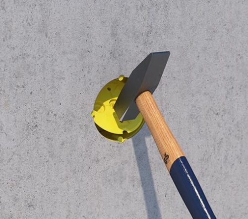 Kaiser 1256-01 Flat 45 sorolható Ø 60 mm lapos szerelvénydoboz beton falazatba