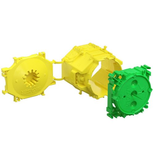 Kaiser 1265-01 B¹ sorolható mély Ø 60 mm szerelvény- és kötődoboz beton falazatba