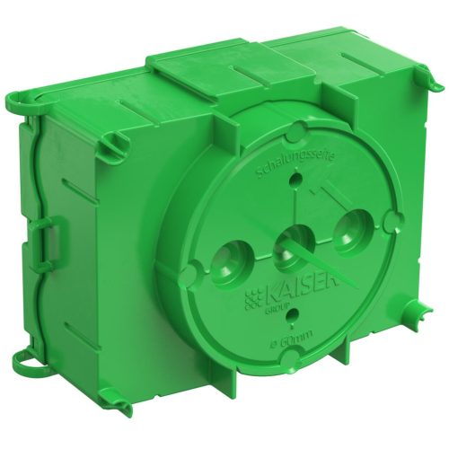 Kaiser 1266-01 Flat 45 sorolható Ø 60 mm lapos szerelvény- és kötődoboz beton falazatba