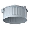 Kaiser 1282-00 HaloX® 180 LED lámpa, hangszóró és eszköz beépítő doboz beton mennyezetbe