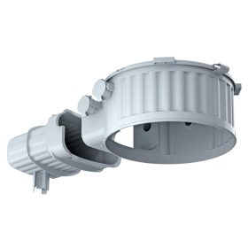   Kaiser 1282-30 HaloX® 180 LED lámpa, hangszóró és eszköz beépítő doboz beton mennyezetbe 190 mm-es trafóalagúttal