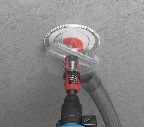 Kaiser 1283-40 HaloX® 250 LED lámpa, hangszóró és eszköz beépítő doboz beton mennyezetbe 325 mm-es trafóalagúttal