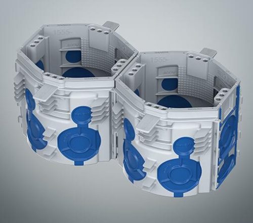 Kaiser 1555-26 UP¹ ECON Fix sorolható légtömör süllyesztett mély MÜDS szerelvénydoboz