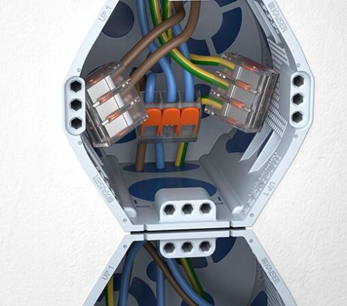 Kaiser 1555-26 UP¹ ECON Fix sorolható légtömör süllyesztett mély MÜDS szerelvénydoboz