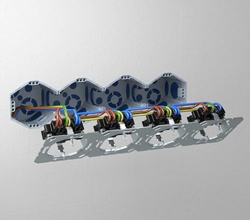 Kaiser 1555-26 UP¹ ECON Fix sorolható légtömör süllyesztett mély MÜDS szerelvénydoboz