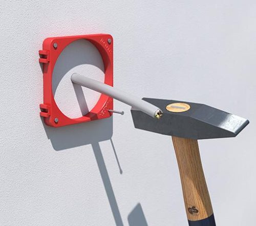 Kaiser 1555-51 ECON légtömör STYRO55 szerelvénydoboz 80 mm-nél vastagabb homlokzati hőszigetelésbe