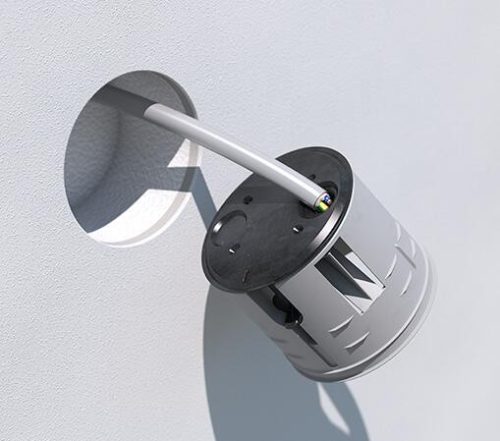 Kaiser 1555-51 ECON légtömör STYRO55 szerelvénydoboz 80 mm-nél vastagabb homlokzati hőszigetelésbe