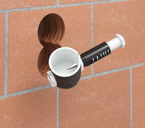 Kaiser 1564-01 tűzvédelmi sorolható süllyesztett szerelvénydoboz