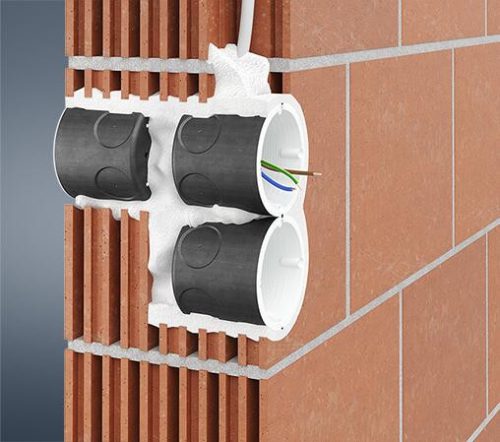 Kaiser 1564-01 tűzvédelmi sorolható süllyesztett szerelvénydoboz