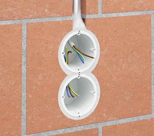 Kaiser 1564-01 tűzvédelmi sorolható süllyesztett szerelvénydoboz