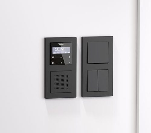 Kaiser 1656-21 ECON légtömör sorolható süllyesztett dupla MÜDS mély szerelvénydoboz 4 db csavarral