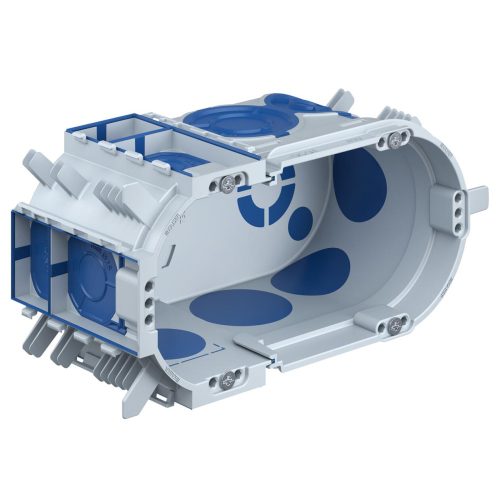 Kaiser 1656-26 UP¹ ECON Fix sorolható légtömör süllyesztett dupla MÜDS szerelvénydoboz 2 db csavarral