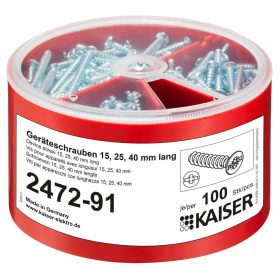   Kaiser 2472-91 3×100 darabos készülékrögzítő csavarkészlet