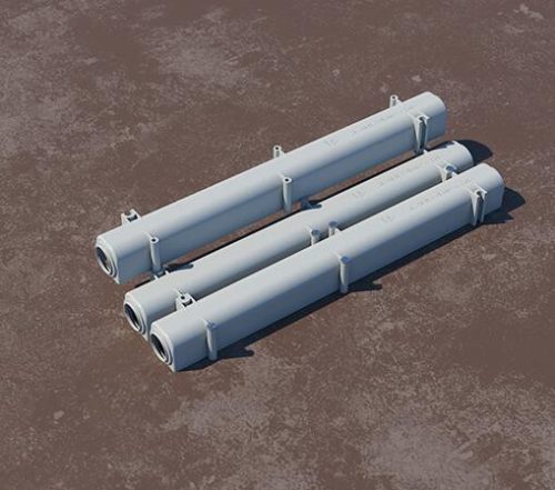 Kaiser 4558 sorolható zsaluzatra rögzíthető M20 / M25 védőcső csatlakoztató átvezető és leágazó födémsáv