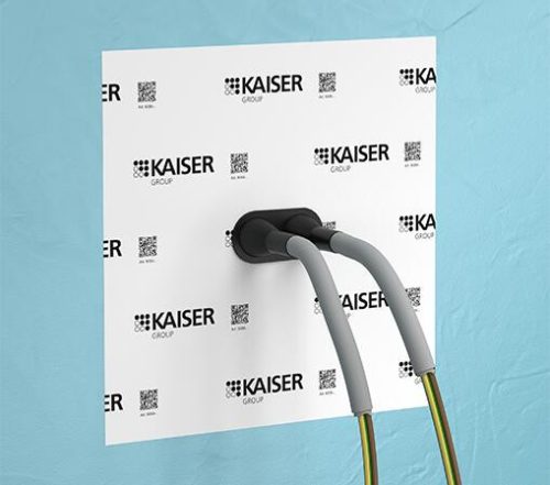 Kaiser 9059-47 2-es kábel átvezető (2 × Ø 8 – 12 mm) tömítőgallér párazáró fóliához és egyéb felületekhez