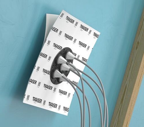 Kaiser 9059-61 6-os kábel átvezető (6 × Ø 4 – 11 mm) tömítőgallér párazáró fóliához és egyéb felületekhez