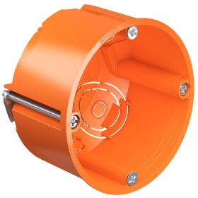   Kaiser 9063-02 1-es kerek perforált gipszkarton szerelvénydoboz csavarral