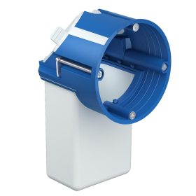   Kaiser 9068-94 1-es kerek hangszigetelő 68 Flex légtömör gipszkarton szerelvénydoboz rugalmas gumi zsákkal (-68 dB csillapítással)