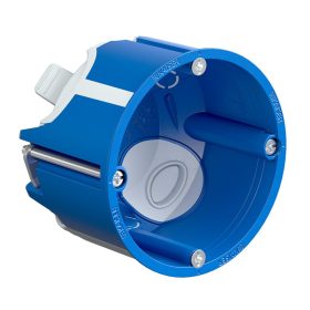   Kaiser 9069-03 hangszigetelő 68-as 1-es kerek légtömör gipszkarton szerelvénydoboz csavarral (-69 dB csillapítással)