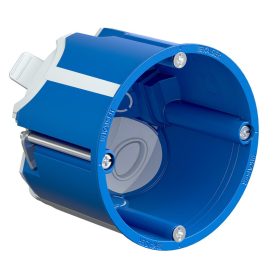   Kaiser 9069-04 hangszigetelő 68-as 1-es mély kerek légtömör gipszkarton szerelvénydoboz csavarral (-69 dB csillapítással)