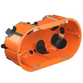   Kaiser 9252-22 2-es ovális ECON légtömör gipszkarton dupla szerelvénydoboz csavarral