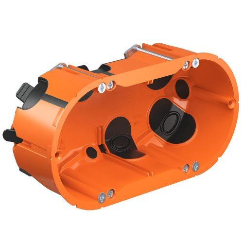 Kaiser 9252-22 2-es ovális ECON légtömör gipszkarton dupla szerelvénydoboz csavarral