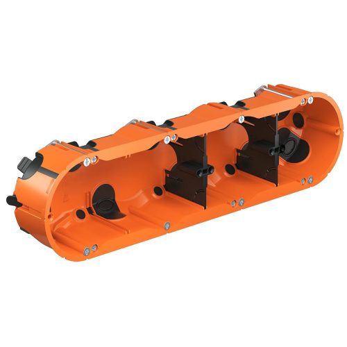 Kaiser 9254-22 4-es ovális ECON légtömör gipszkarton szerelvénydoboz csavarral