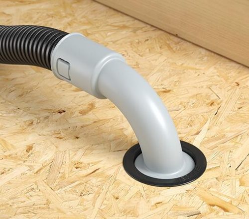 Kaiser 9261-25 Ø 25 mm 90°-os fali és mennyezeti kivezető tömörfa falazatokba