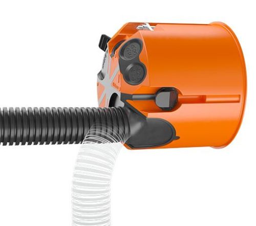 Kaiser 9263-22 1-es kerek ECON légtömör gipszkarton szerelvénydoboz csavarral