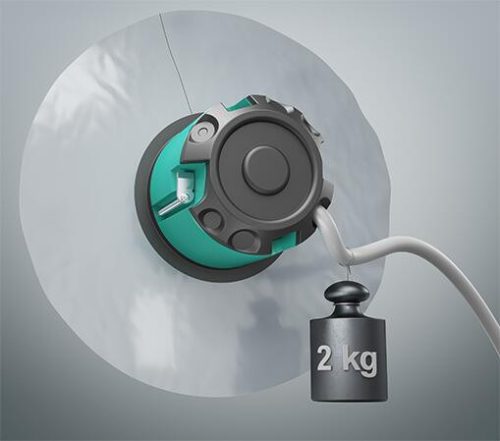 Kaiser 9264-32 Clean Room légtömör üreges falazatba építhető szerelvénydoboz tömítőperemmel tisztaterekbe