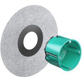   Kaiser 9264-42 légtömör üreges falazatba építhető szerelvénydoboz tömítőgallérral nedves helységekbe