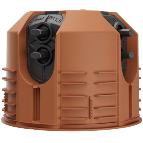 Kaiser 9274-22 1-es kerek légtömör szerelvénydoboz tömörfa falazatokba