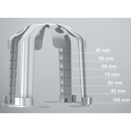 Kaiser 9310-10 SPACER lépcsőzetesen állítható távtartó üreges mennyezetbe LED lámpákhoz