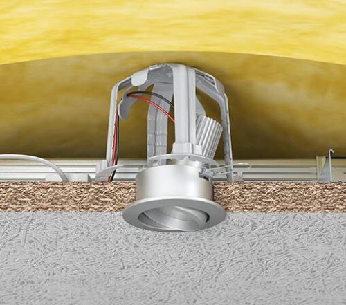 Kaiser 9310-10 SPACER lépcsőzetesen állítható távtartó üreges mennyezetbe LED lámpákhoz