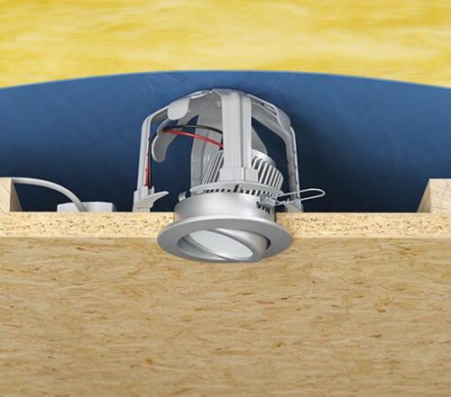 Kaiser 9310-10 SPACER lépcsőzetesen állítható távtartó üreges mennyezetbe LED lámpákhoz