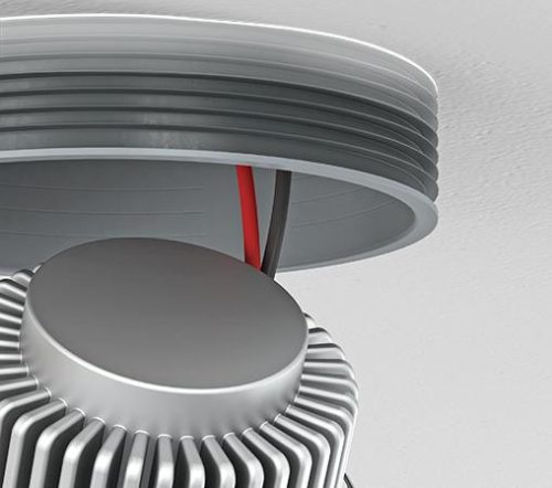 Kaiser 9320-10 ThermoX® légtömör LED lámpa beépítő doboz üreges mennyezetbe  - 74 mm beépítési méret - max. 6,6 Watt - 75 mm mély