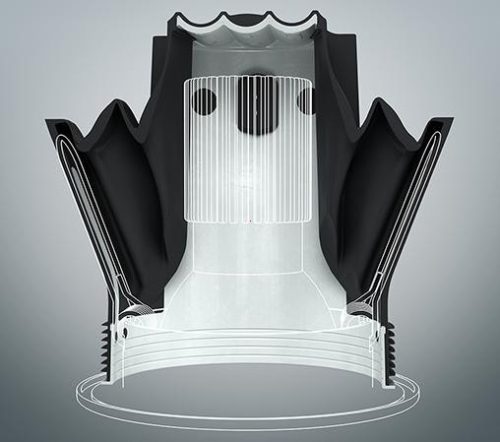 Kaiser 9320-10 ThermoX® légtömör LED lámpa beépítő doboz üreges mennyezetbe  - 74 mm beépítési méret - max. 6,6 Watt - 75 mm mély