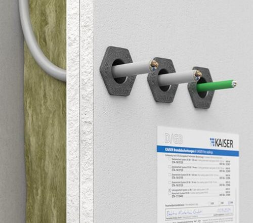 Kaiser 9459-01 LS 90 tűzvédelmi kábel átvezető válaszfalakhoz