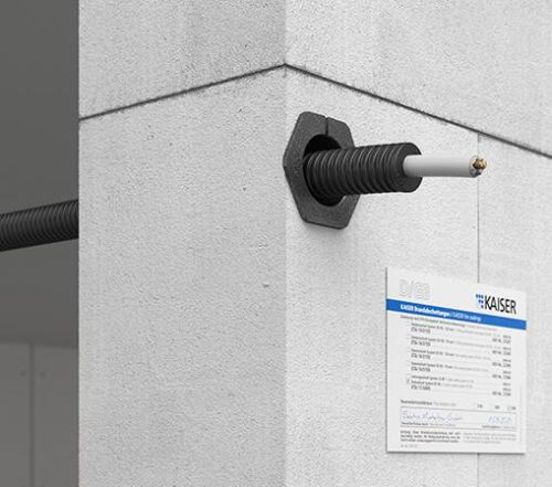 Kaiser 9459-02 RS 90 tűzvédelmi védőcső és kábel átvezető válaszfalakhoz